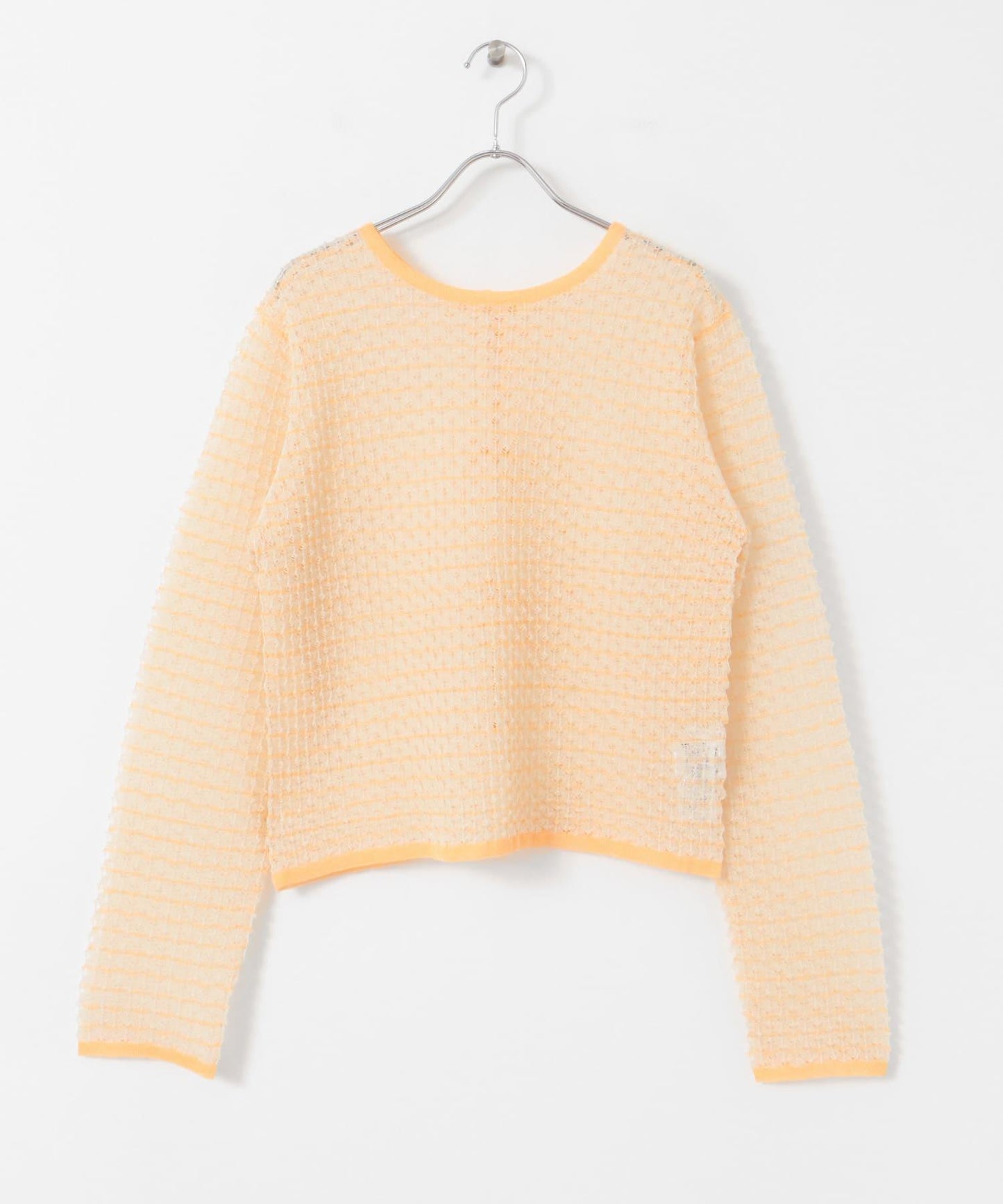 2WAY立體感透視針織衫