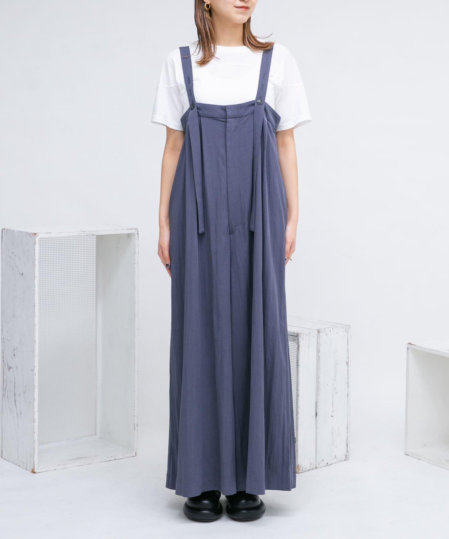 2尺碼可選寬肩帶連體褲