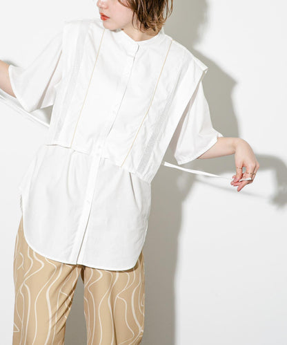 拼接層疊襯衫