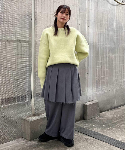 百褶裙套裝揹帶褲