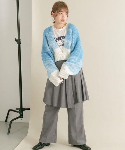 『/部分門店限定』漸變色短款開衫