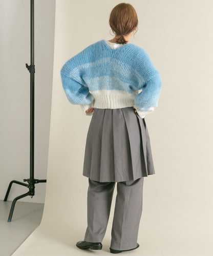 『/部分門店限定』漸變色短款開衫