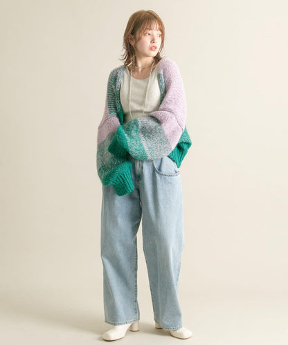 『/部分門店限定』漸變色短款開衫