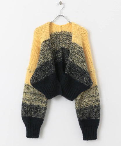 『/部分門店限定』漸變色短款開衫