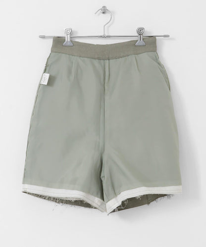 裁剪下襬迷你裙