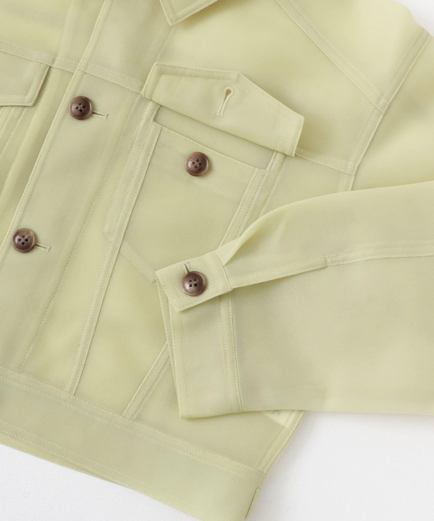 透視質感短款夾克