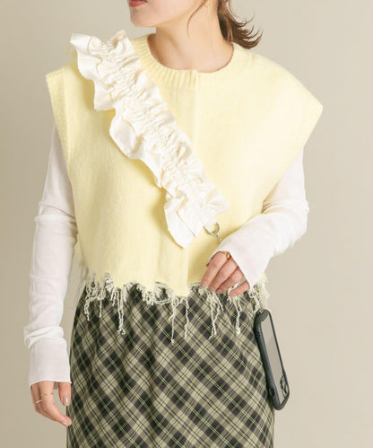 荷葉邊褶皺多功能肩帶