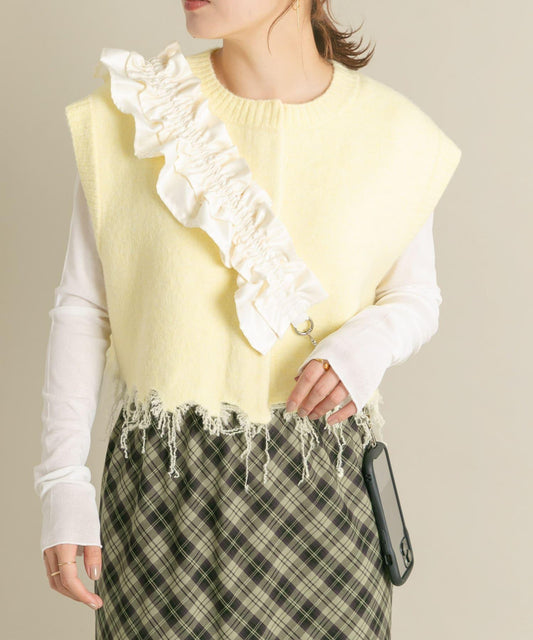 荷葉邊褶皺多功能肩帶