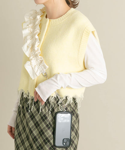 荷葉邊褶皺多功能肩帶