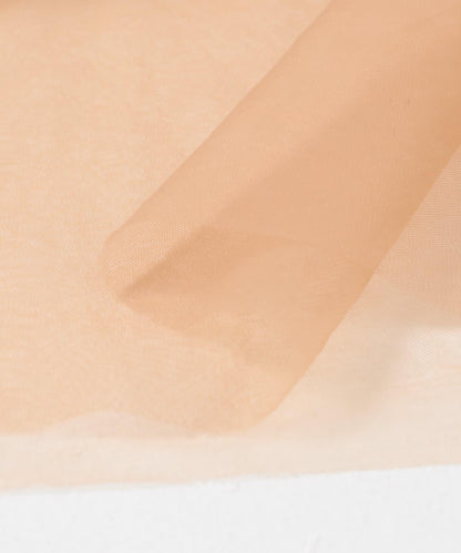 泡泡袖網紗連衣裙