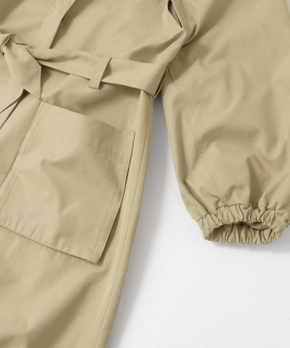 立體袖設計大衣