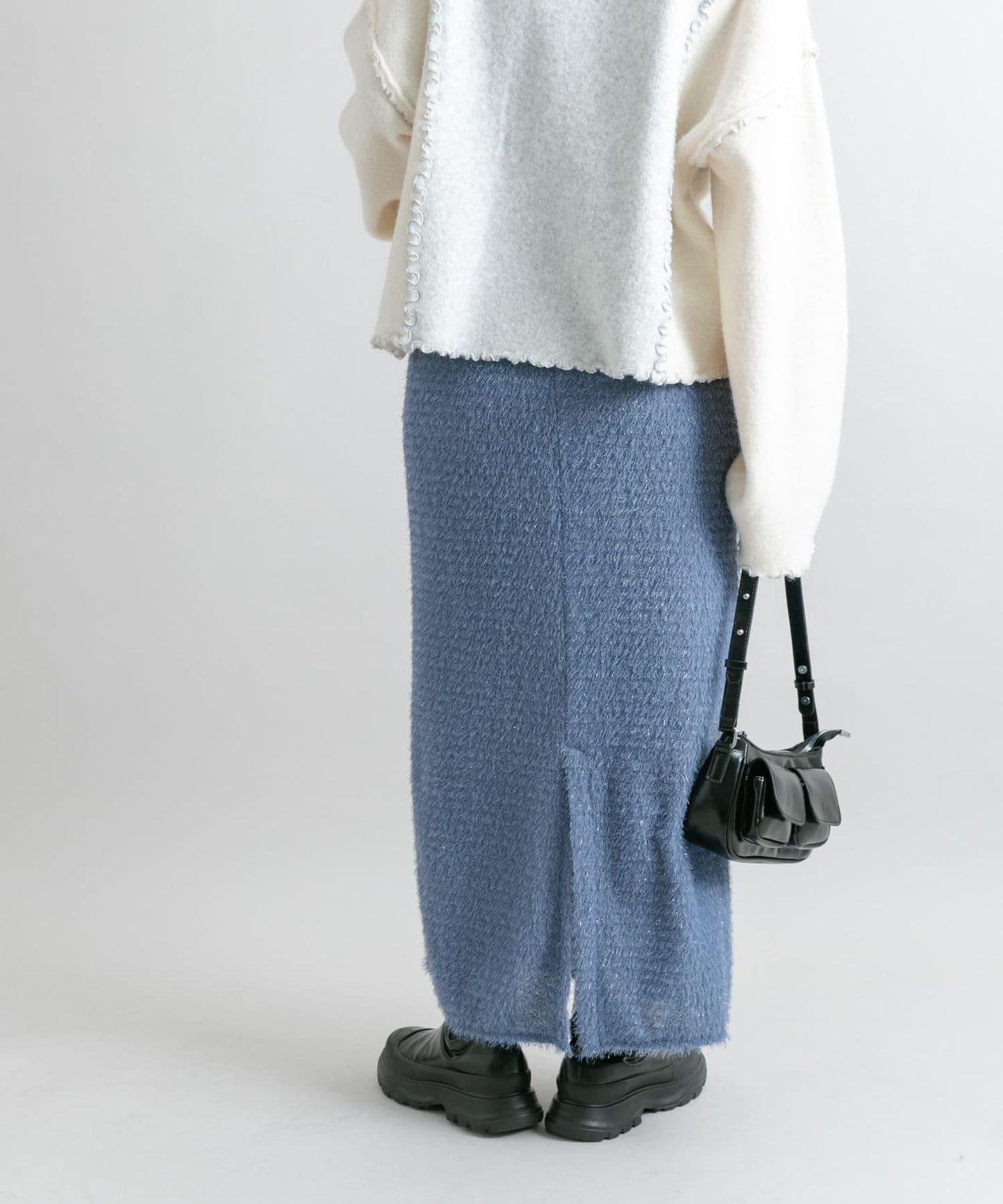 亮片羽毛半身裙