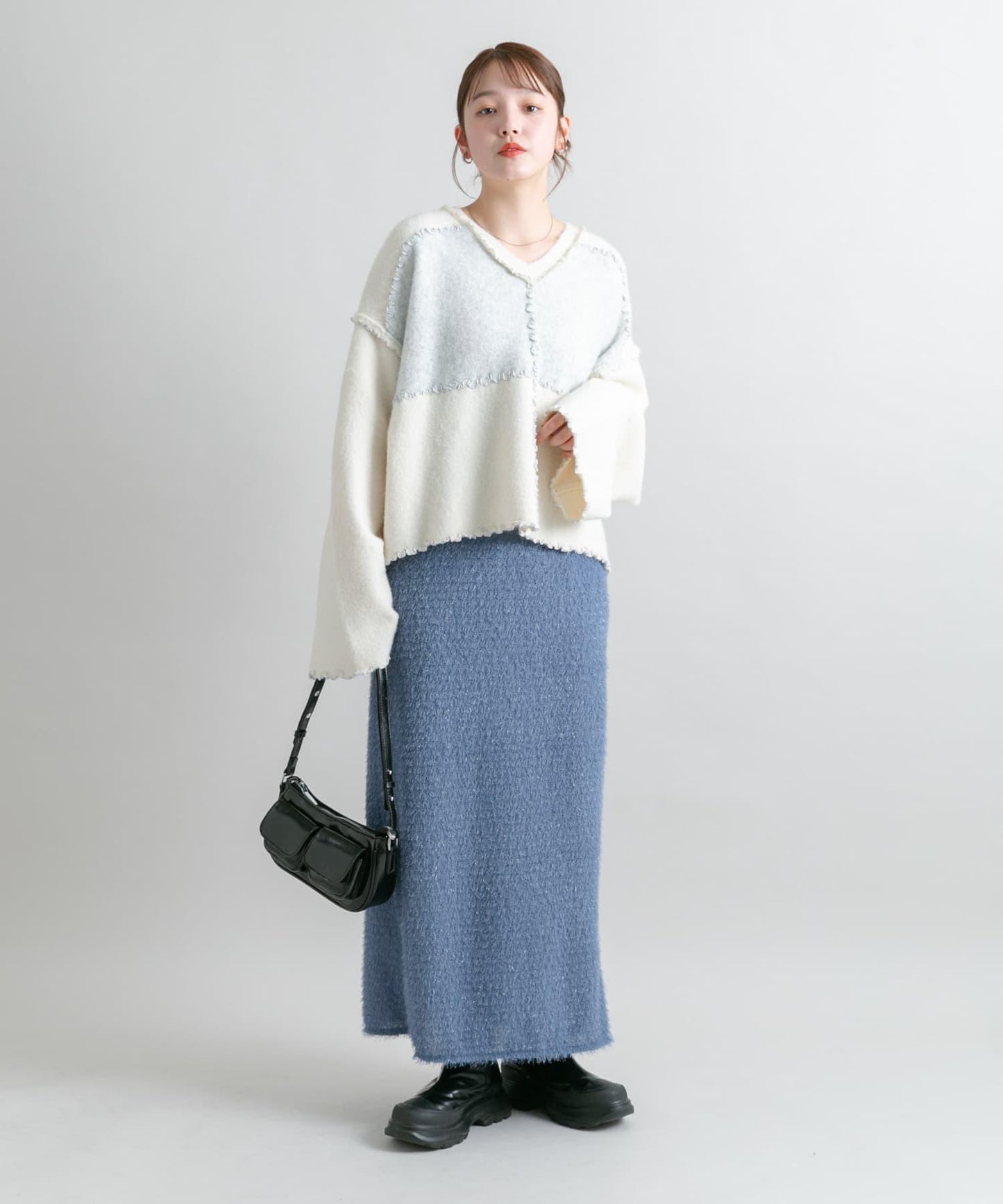 亮片羽毛半身裙