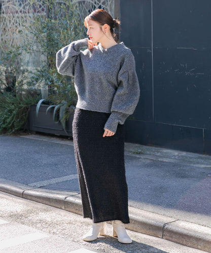 亮片羽毛半身裙