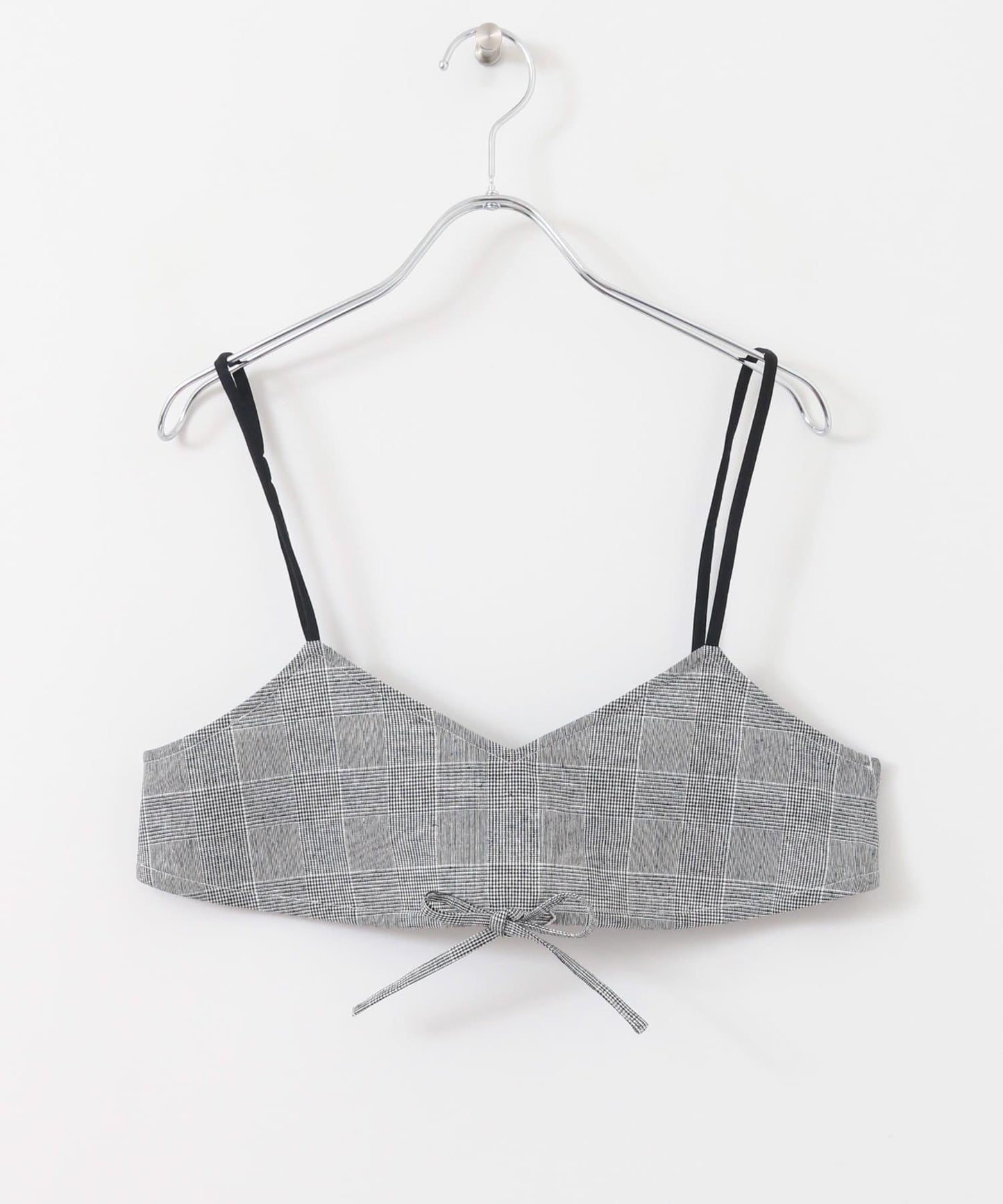 格紋文胸上衣∴