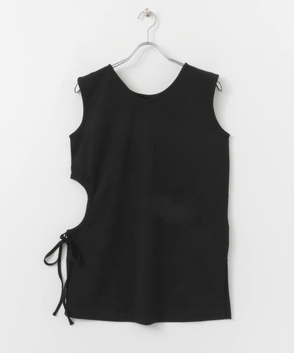 腰部開口設計寬鬆套頭衫