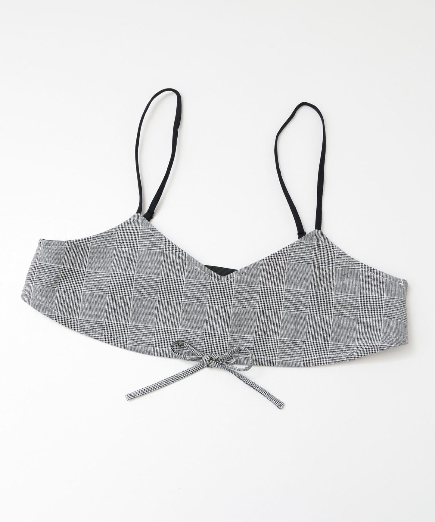 格紋文胸上衣∴