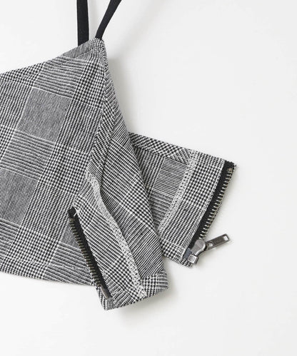 格紋文胸上衣∴