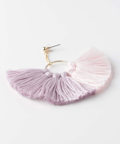 立體流蘇耳環∴