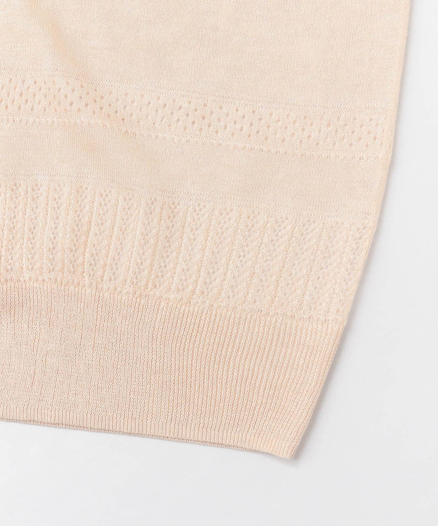 鏤空編織荷葉邊針織衫