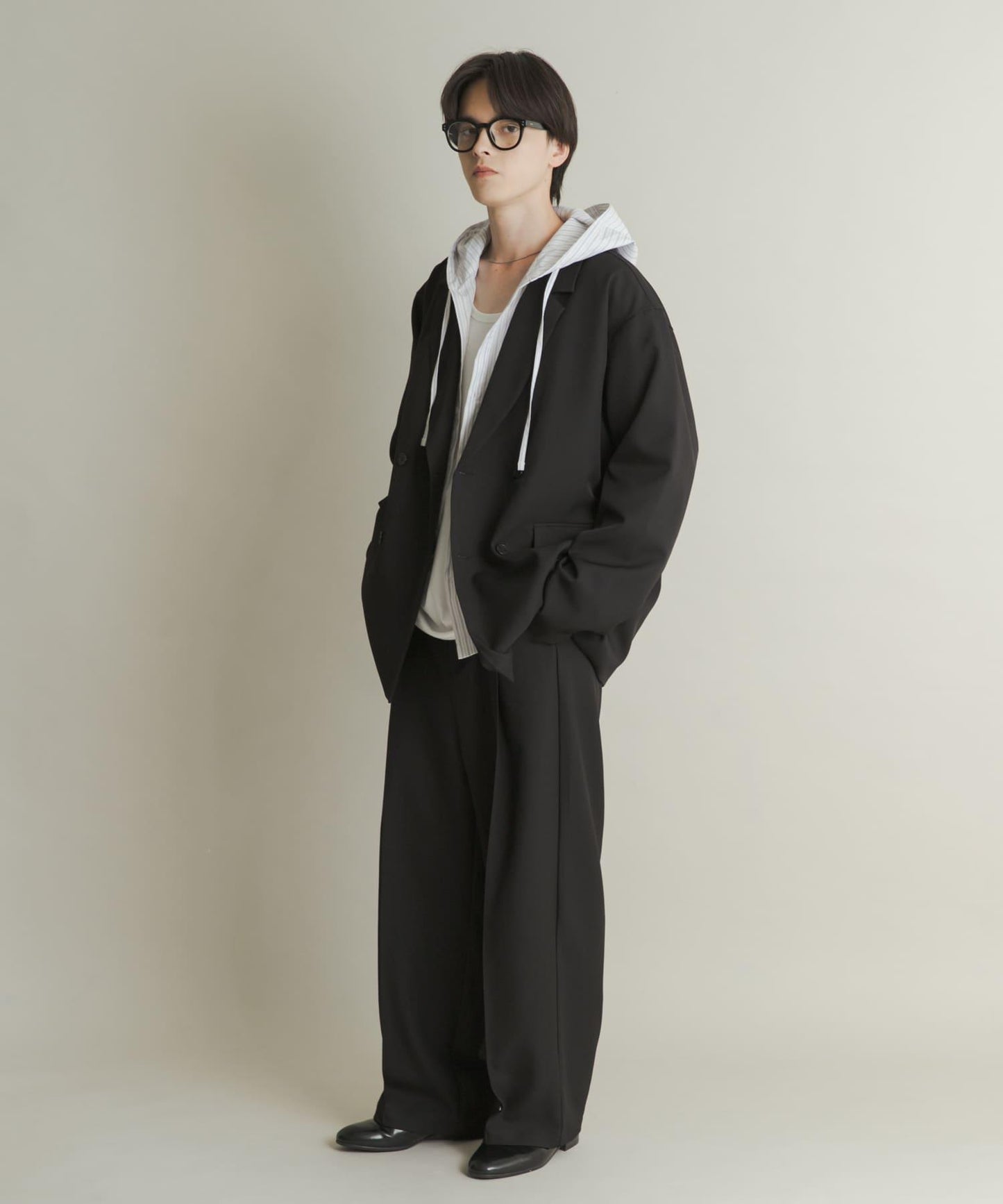 雙排扣寬鬆西裝外套