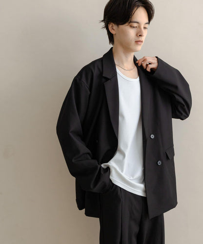 雙排扣寬鬆西裝外套