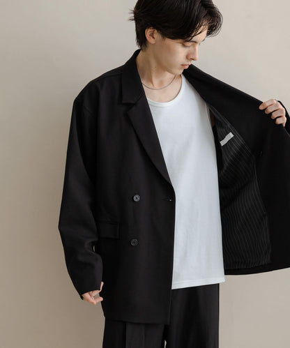 雙排扣寬鬆西裝外套