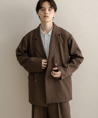 雙排扣寬鬆西裝外套