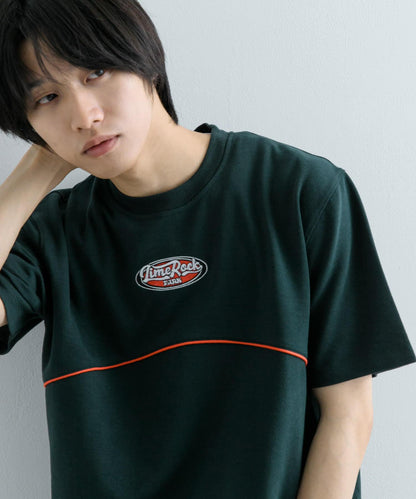 拼色設計T恤（五分袖）