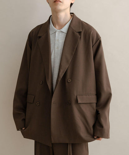 雙排扣寬鬆西裝外套