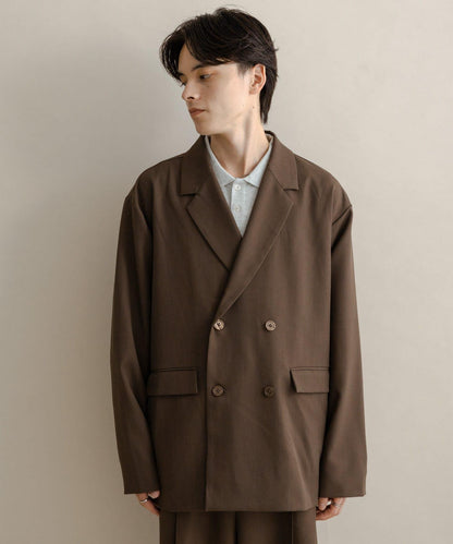 雙排扣寬鬆西裝外套