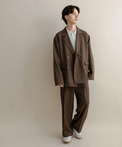 雙排扣寬鬆西裝外套