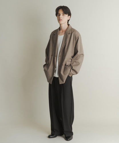 雙排扣寬鬆西裝外套