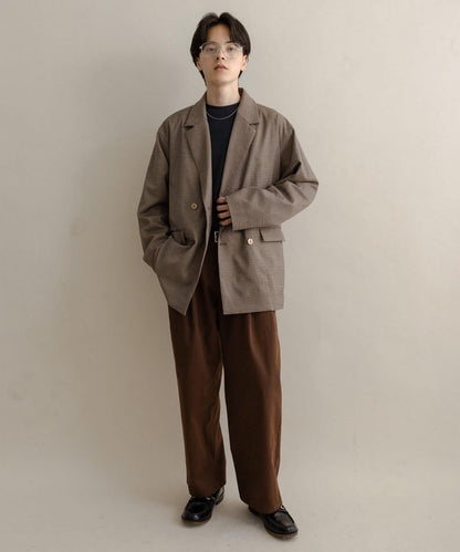 雙排扣寬鬆西裝外套