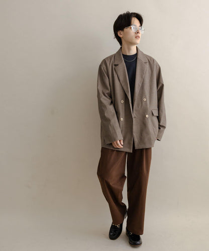 雙排扣寬鬆西裝外套