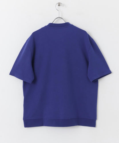 拼色設計T恤（五分袖）