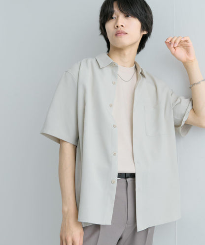 『UNISEX』『UR TECH DRYLUXE』亞麻風格五分袖襯衫