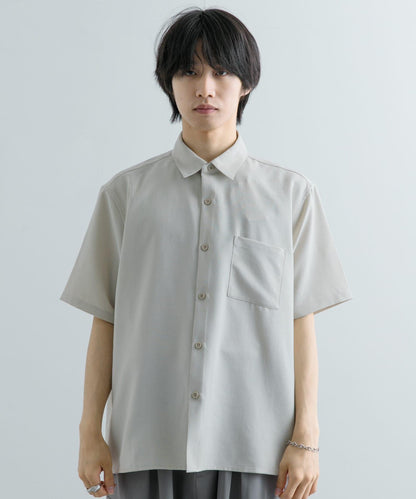 『UNISEX』『UR TECH DRYLUXE』亞麻風格五分袖襯衫