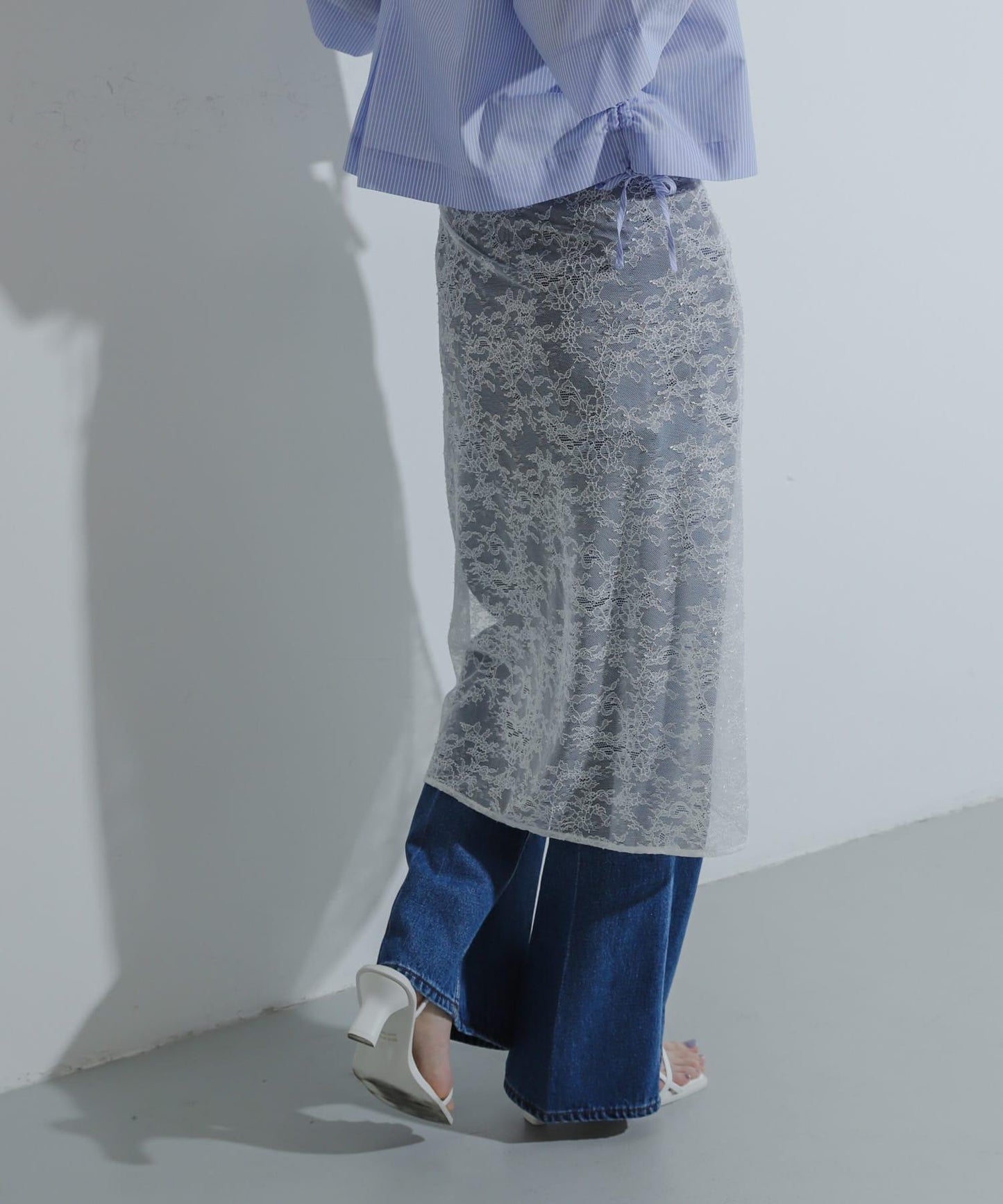 層疊蕾絲半身裙