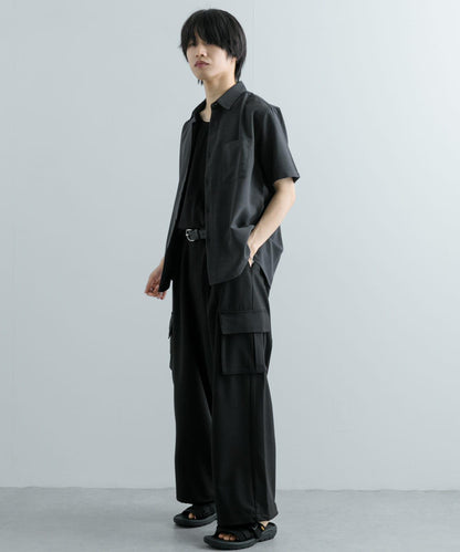 『UNISEX』『UR TECH DRYLUXE』亞麻風格五分袖襯衫