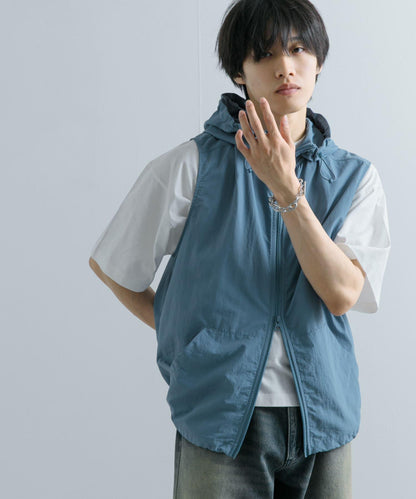 可搭配套裝尼龍連帽運動馬甲