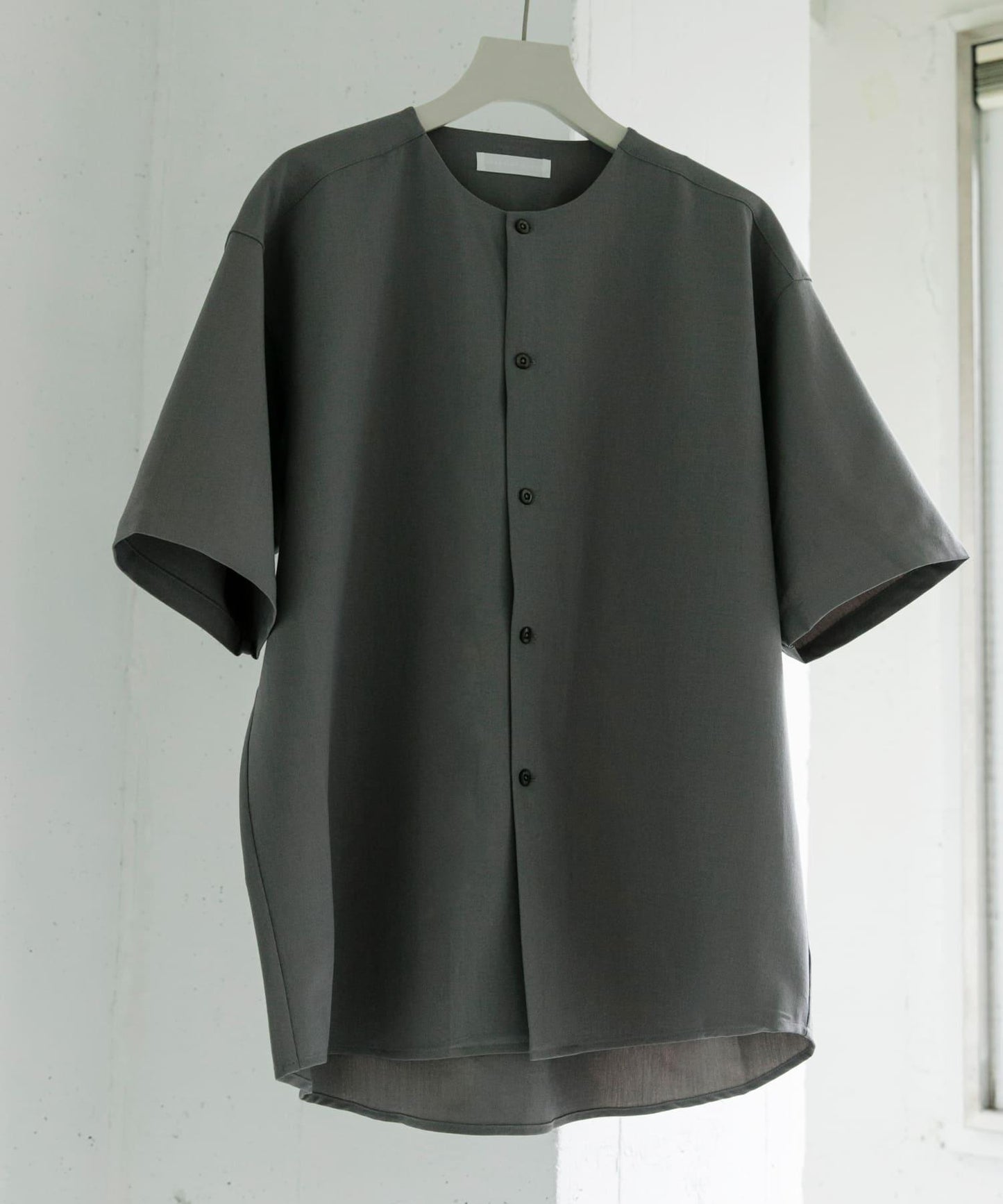 無領襯衫（五分袖）