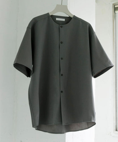 無領襯衫（五分袖）