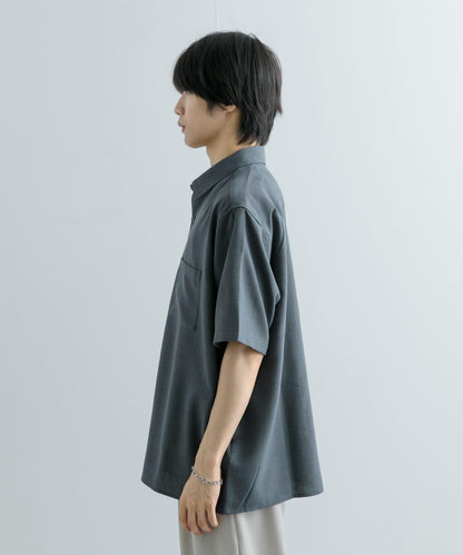 『UNISEX』『UR TECH DRYLUXE』亞麻風格五分袖襯衫