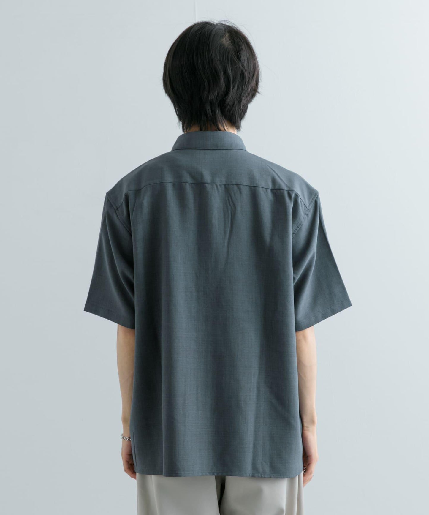 『UNISEX』『UR TECH DRYLUXE』亞麻風格五分袖襯衫