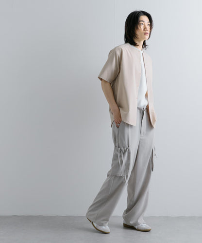 無領襯衫（五分袖）