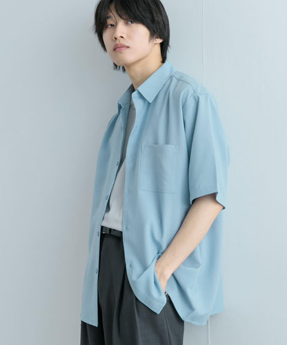 『UNISEX』『UR TECH DRYLUXE』亞麻風格五分袖襯衫