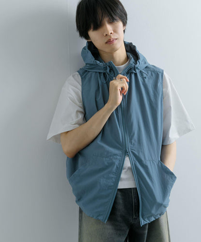 可搭配套裝尼龍連帽運動馬甲