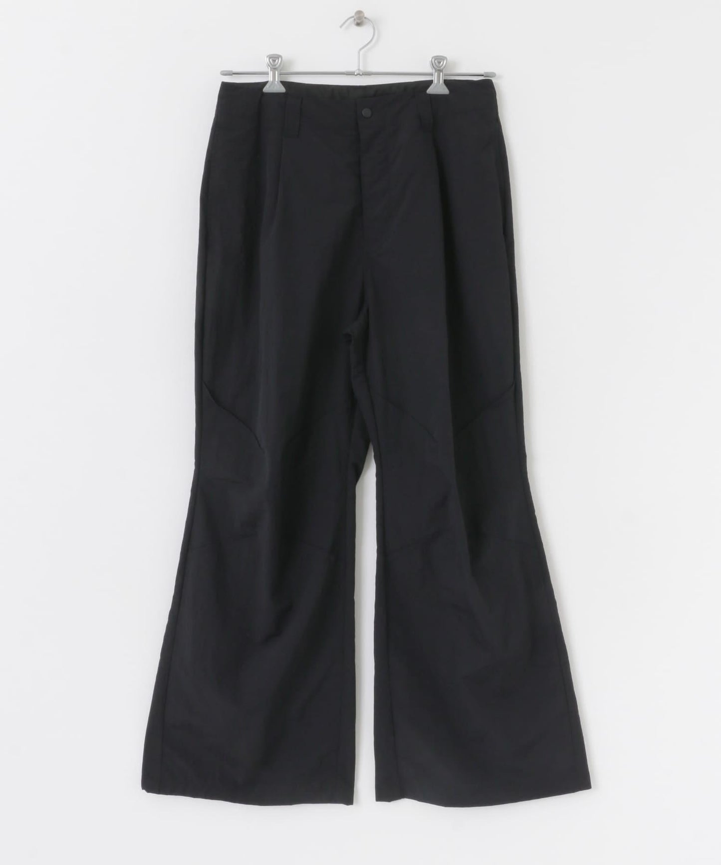 『わたべ×SOP』尼龍闊腿喇叭褲