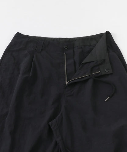 『わたべ×SOP』尼龍闊腿喇叭褲